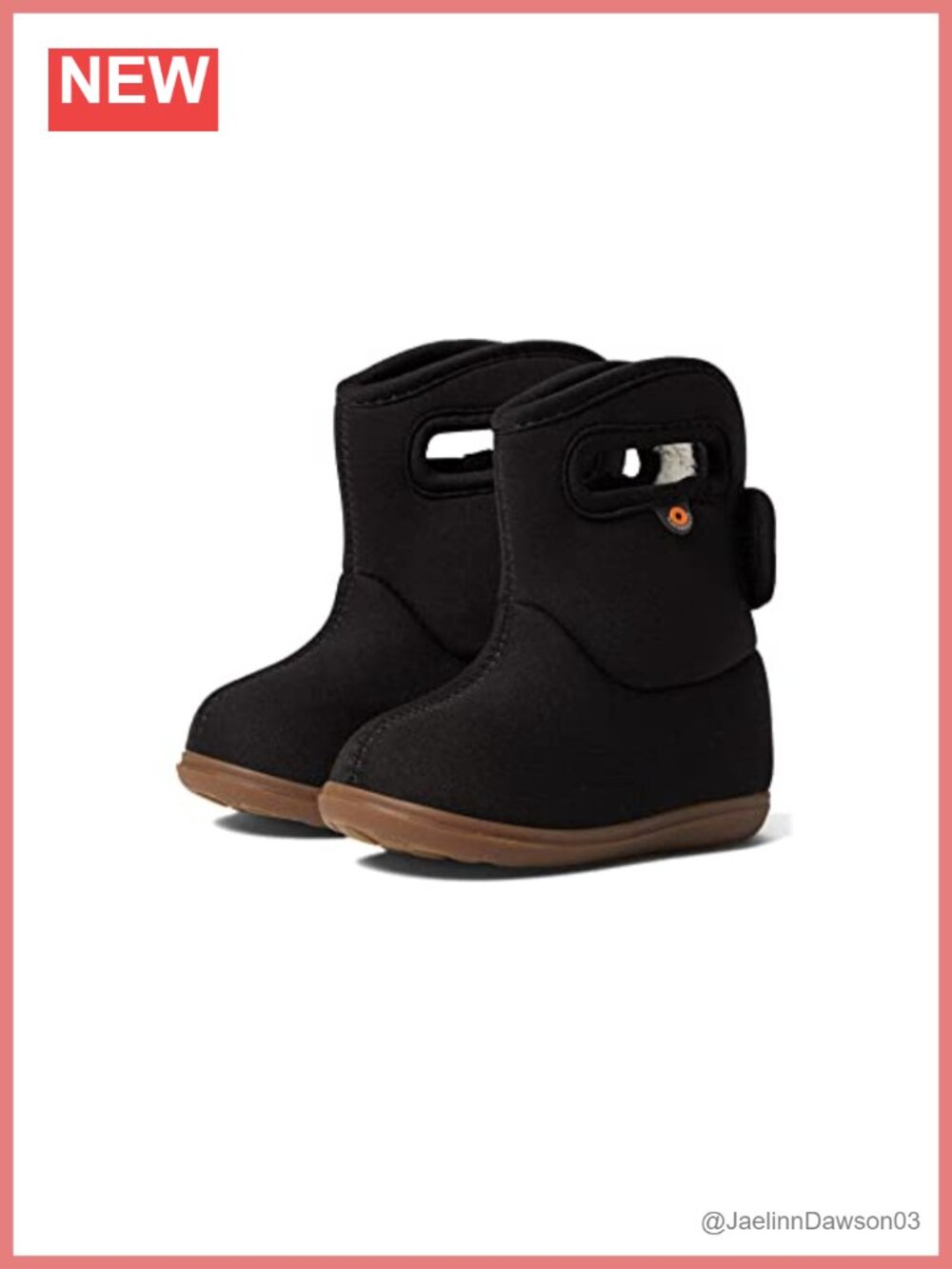 Waterproof Insulated Rain Boots - Machine Washable Womens Pull-On